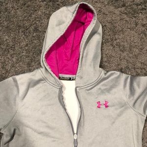 Youth under armour zip up